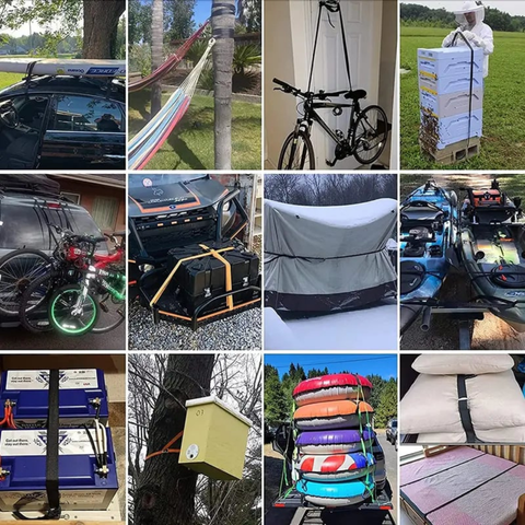 Justerbar Spännband För Bil — Säkerhet Och Förenklad Fästning