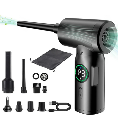 Aspirateur Souffleur 2-En-1 – Compact Et Ultra Puissant