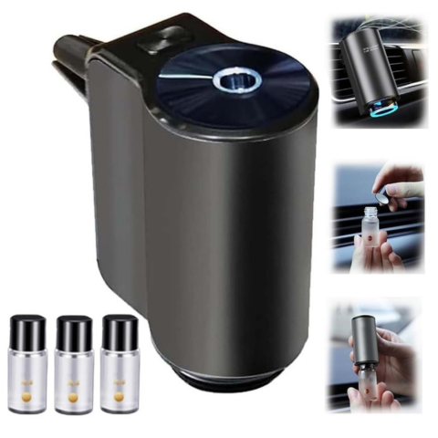 Difuzor de aromaterapie compact pentru mașină
