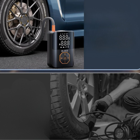 Mini Auto Oplaadbare Compressor – Vermogen 18000mAh