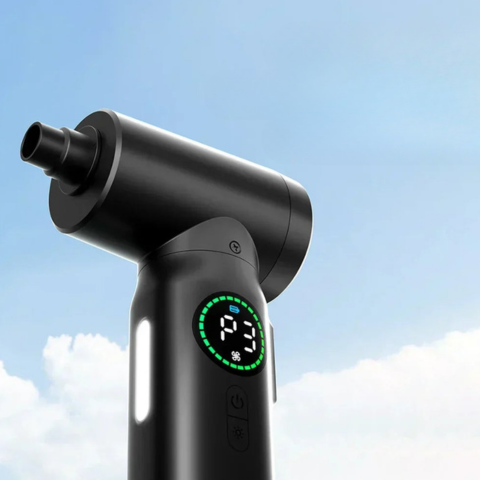 Přenosný vysavač a foukač – Rychlé a všestranné čištění