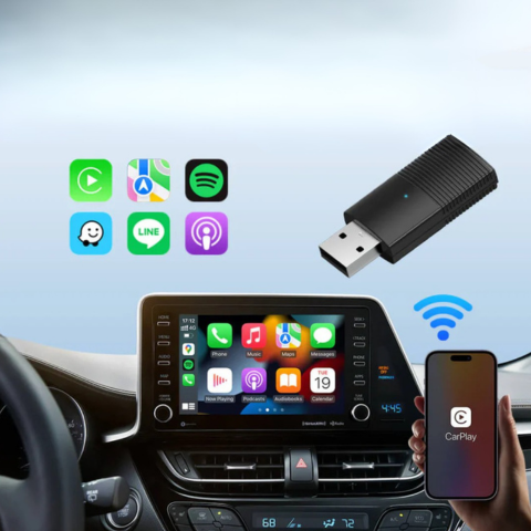 מתאם CarPlay אלחוטי – חיבור אוטומטי וחלק
