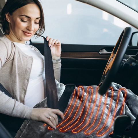 Fűtött Autóterítő – Beépített Időzítő és 9 Hőmérséklet Szint