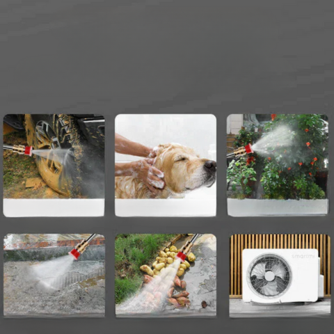 Pistol de curățare fără fir pentru mașină – jet de înaltă presiune