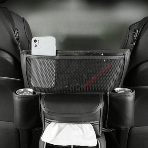 Organizátor na auto s více kapsami — Praktické uložení