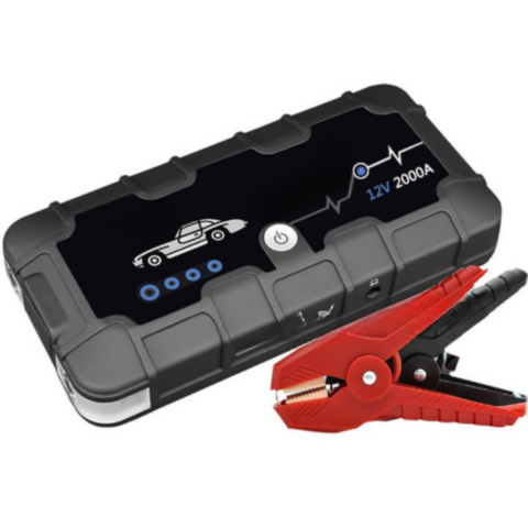 Startér baterie 12V 2000A — Rychlé nabíjení a vícero použití
