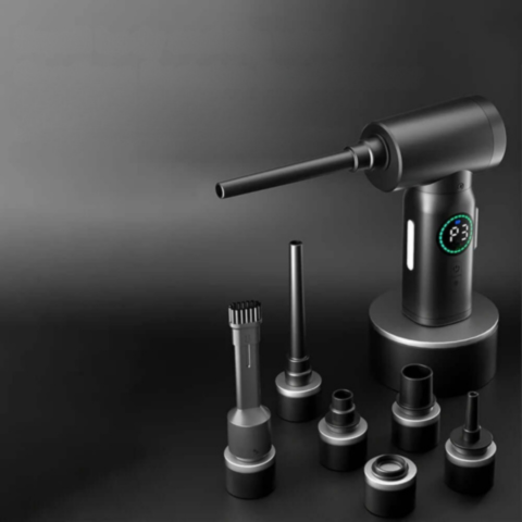 Mini Aspirateur-Souffleur Rechargeable – Multifonction Et Puissant