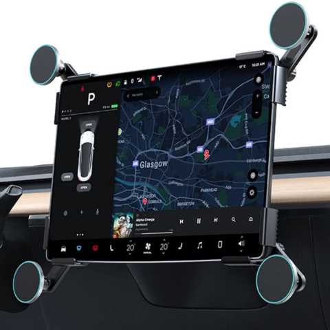 Suport Telefon Pentru Tesla — Fixare Magnetică Și Încărcare Fără Fir
