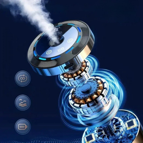 Lysende Duftsprayer for Bil — Renser & LED Atmosfære