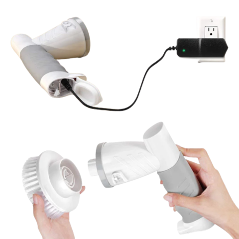 Electric Cleaning Brush — Rechargeable and Multifunctional