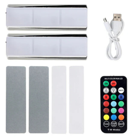 Multicolorové nabíjateľné auto osvetlenie - jednoduchá inštalácia