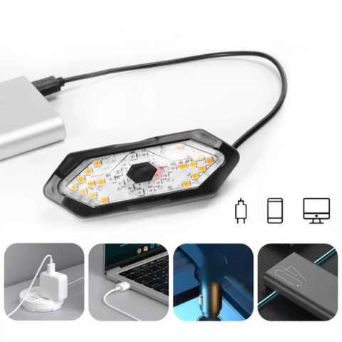 Blinkendes Fahrradlicht – Wiederaufladbar und Fernbedienung