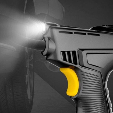 Hordozható légkompresszor — Intelligens pumpa LCD kijelzővel