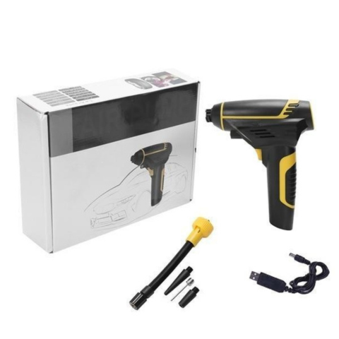 Prenosný automobilový vzduchový kompresor – Digitálny displej a LED svetlo