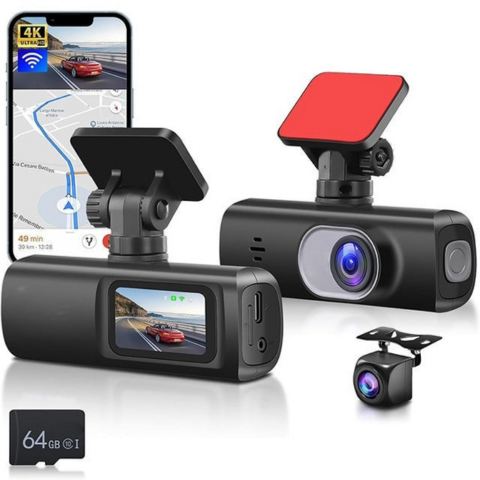 Dashcam Double Objectif – Surveillance Totale Et Connexion WiFi