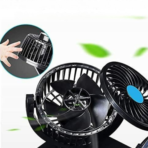 Dvojitý ventilátor do auta — Ideálny na leto aj zimu