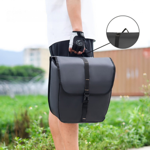 Double Waterproof Bicycle Bag — Large Capacity 10L