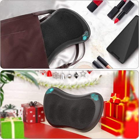 כרית עיסוי מחממת — רגיעה טוטאלית בכל מקום שבו אתם נמצאים