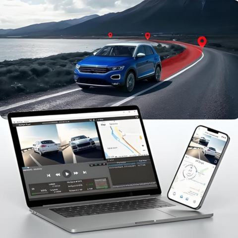 מצלמת רכב קדמית ואחורית – הגנה מלאה יום ולילה