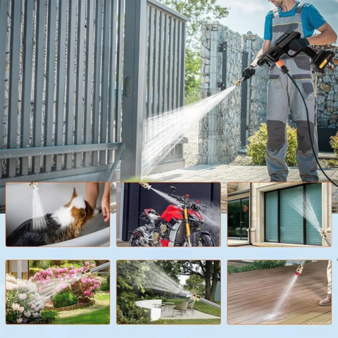 Přenosný vysokotlaký čistič – mytí auta bez námahy