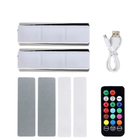 Multifarvet LED-belysning til bilens interiør – Fjernbetjening