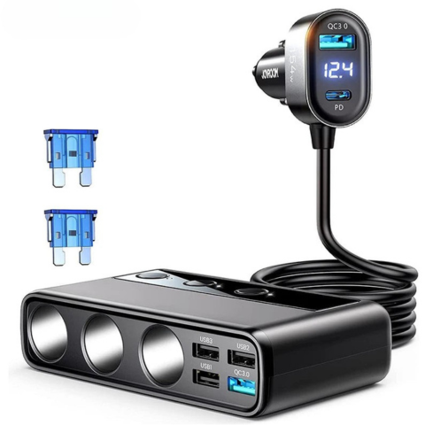 Încărcător Auto 9-In-1 — Putere 154W Pentru Toate Dispozitivele Dvs.
