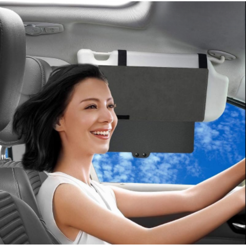 Visera Anti-deslumbrante Auto – Filtro UV y Reducción de Reflejos