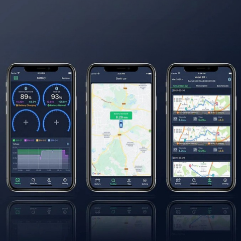 Probador de Batería de Automóvil con Monitoreo Bluetooth — Verificación Rápida y Rendimiento Óptimo