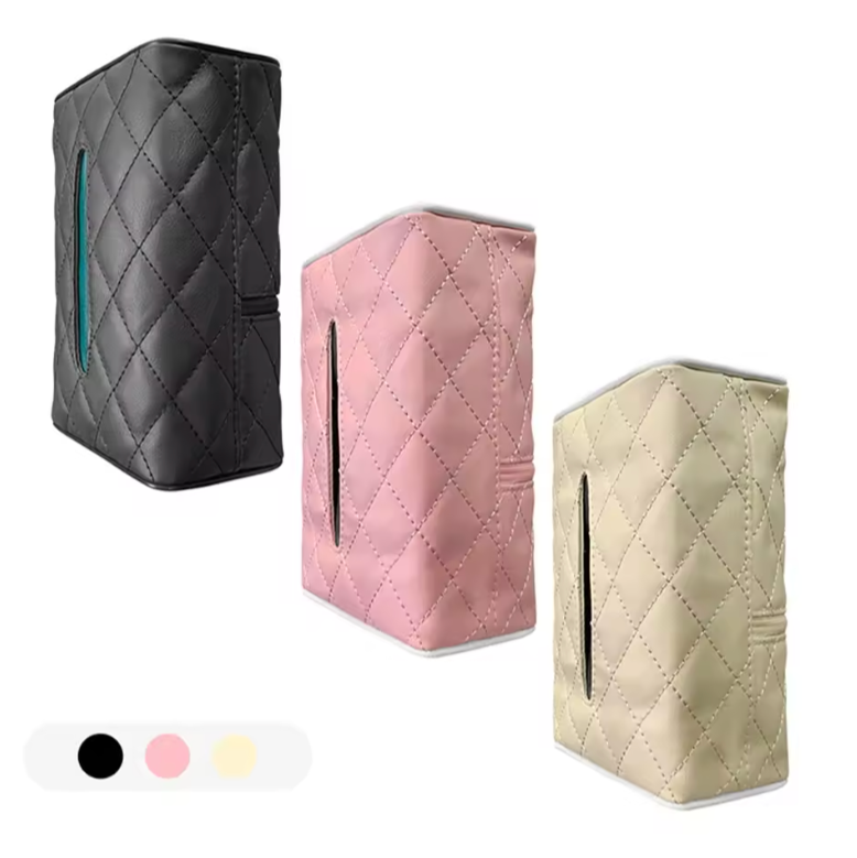 Κουτί Για Χαρτομάντιλα Αυτοκινήτου Από Δέρμα PU – Στήριγμα Σκιάς Ή Μαξιλάρι Κεφαλής