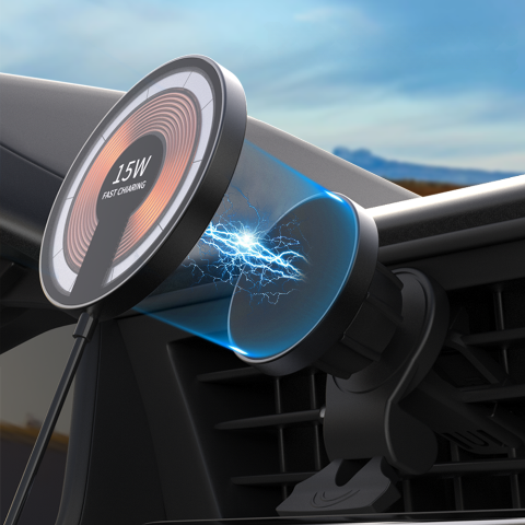 Caricabatterie Magnetico Senza Fili Auto – Guida Connessa e Pratica