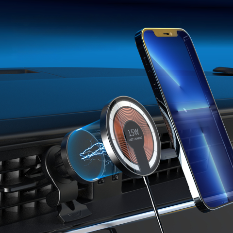 Caricabatterie Magnetico Senza Fili Auto – Guida Connessa e Pratica