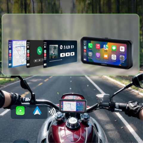 Ecran Moto CarPlay de 6,3" - interfață modernă și conducere sigură