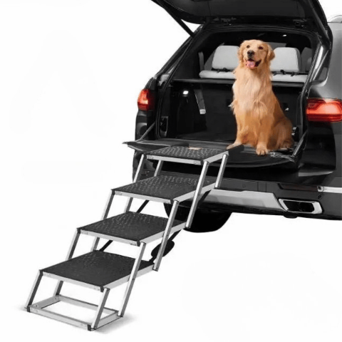 Rampe De Voiture Pour Chien – Pliable, Légère Et Sûre