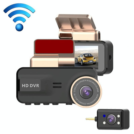 Cámara de Tablero HD 1080p con Visión Nocturna y WiFi — Seguridad y Vigilancia Completas