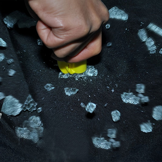 أداة أمان مدمجة — كاسر زجاج ومقص حزام