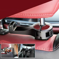 Podpora telefonu a taška na opěrku hlavy – 2-v-1 praktická 