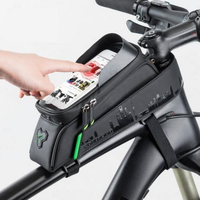 Sacou impermeabil pentru bicicletă – Suport pentru telefon și depozitare practică 
