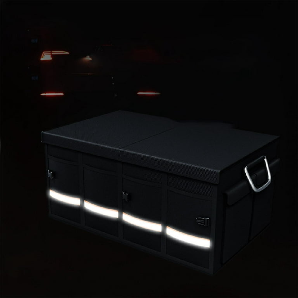 منظم صندوق السيارة ذو السعة الكبيرة - مقصورات متعددة وثبات تام