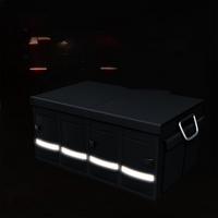 منظم صندوق السيارة ذو السعة الكبيرة - مقصورات متعددة وثبات تام