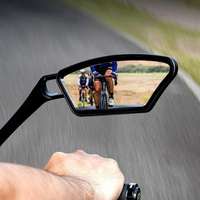Zrkadlo na motocykel a bicykel rotujúce o 360° — Optimálna ochrana a viditeľnosť 