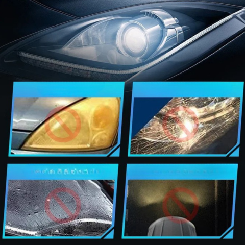 Headlight Restorer Fluid – Optimized Night Vision 