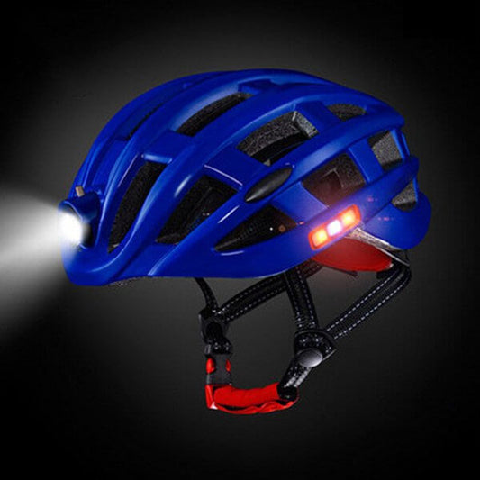 Casco da Bicicletta Intelligente con Luce LED — Massima Sicurezza e Visibilità 