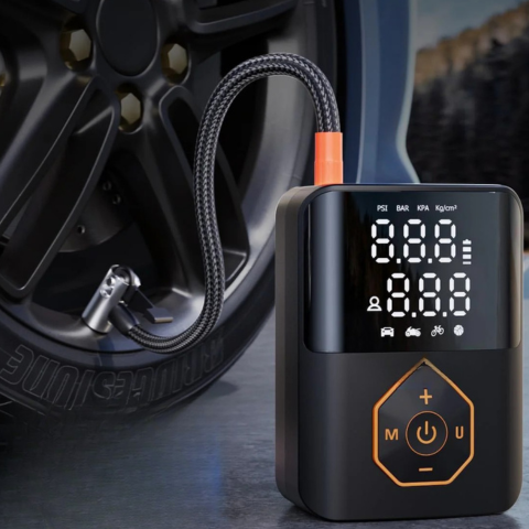 ミニ自動充電式コンプレッサー – パワー18000mAh 