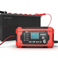 Intelligens Autós Akkumulátor Töltő 12V/24V - LCD Kijelző & Automatikus Védelem 