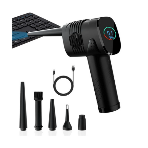 Draadloze 2-in-1 Auto Stofzuiger – Veelzijdige en Snelle Reiniging 