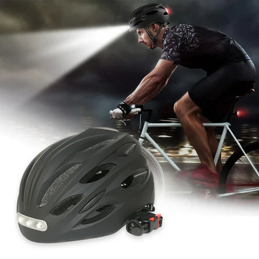 Casco da Bicicletta LED Sicurezza — Visibilità e Protezione Massime 