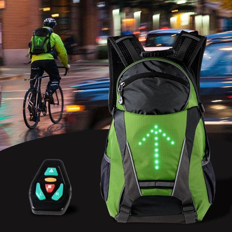 Mochila de señalización LED con control remoto 