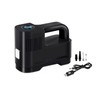 Tragbarer Digitaler 12V Luftkompressor Mit LED-Lampe — Sicherheit Und Nutzung Bei Nacht 