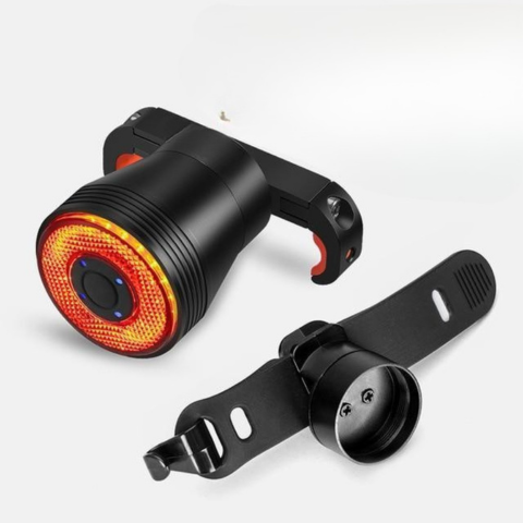 Faro Posteriore LED Con Sensore Di Freno Intelligente — Ideale Per Percorsi Urbani E Sportivi 