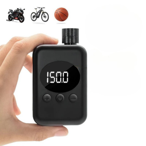 Mini Pompa Portatile Per Bicicletta 150PSI — Compatta e Facile da Trasportare 